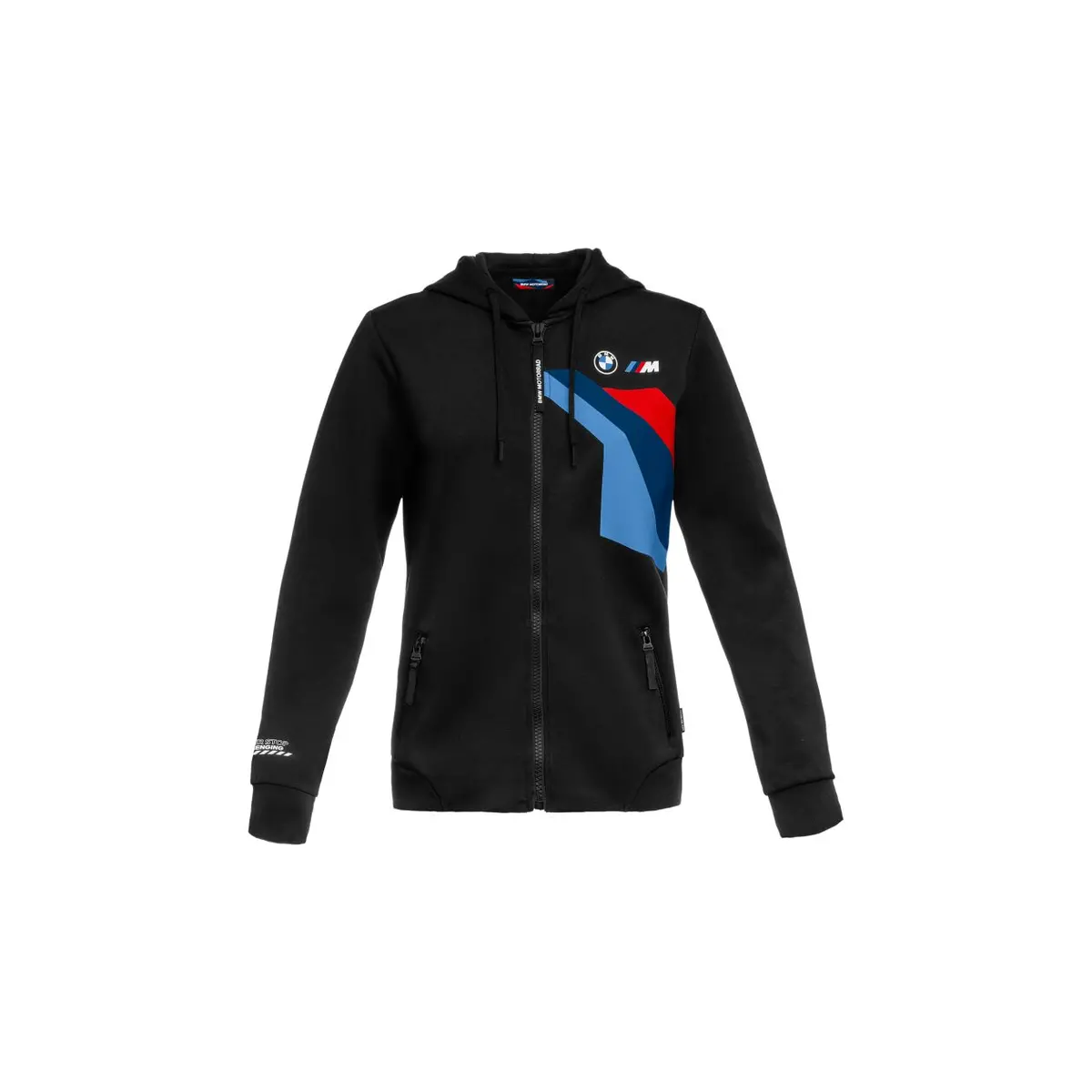 Bmw Motorrad Women's Motorsport Zip Hoodie, Black 1