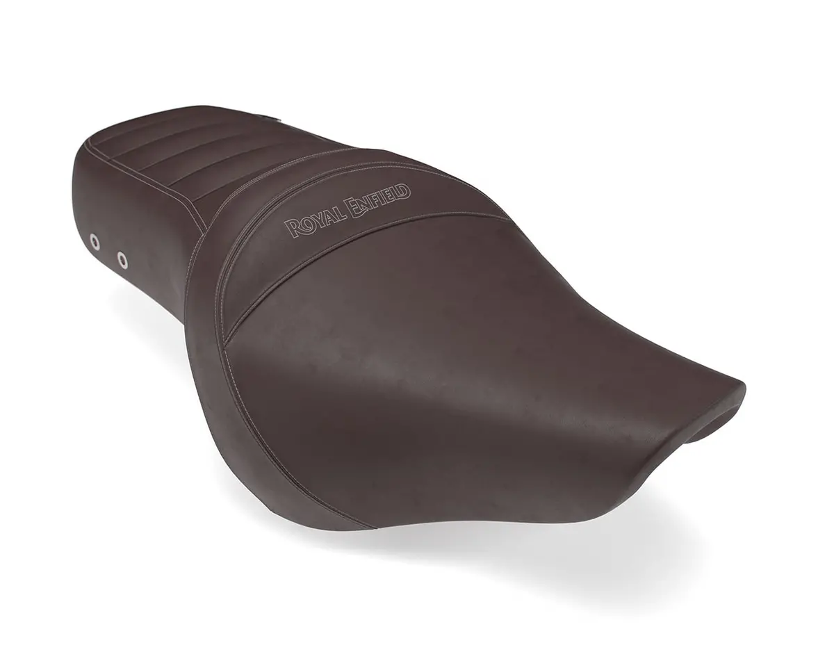 Brown Touring Dual Seat For Bullet 350 1