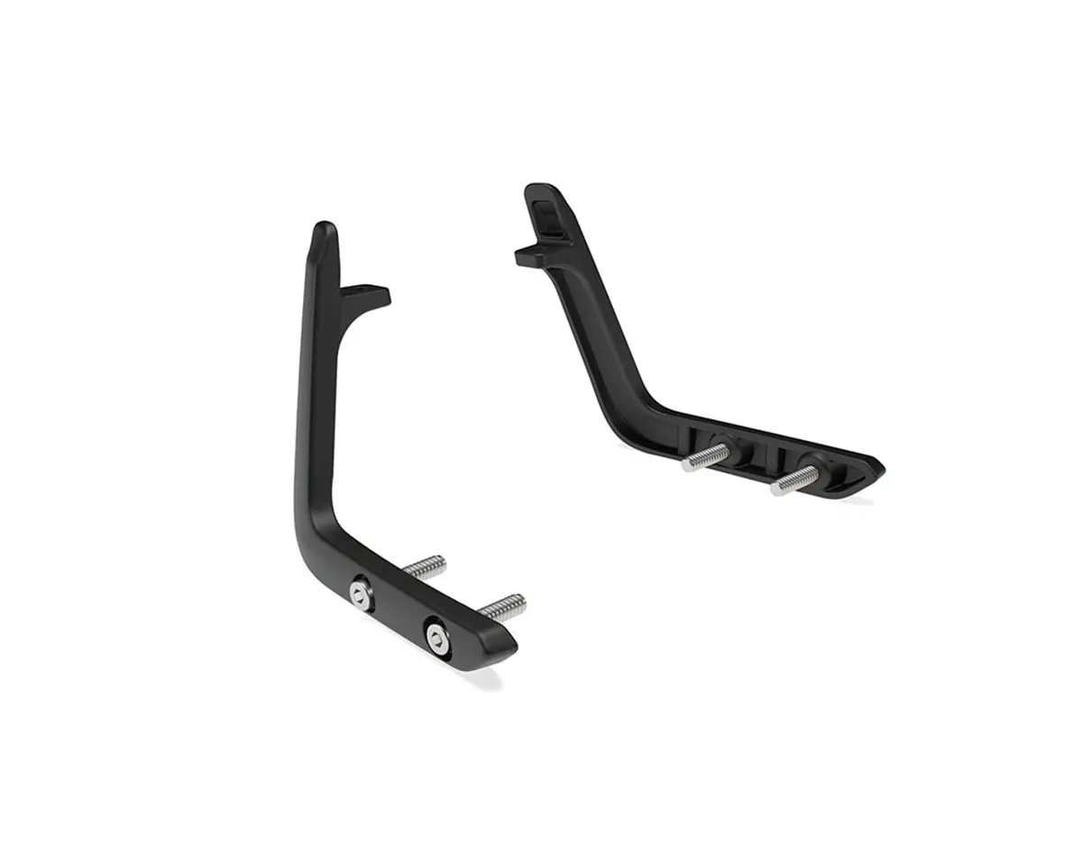 Black Passenger Backrest Mounts For Bullet 350 1