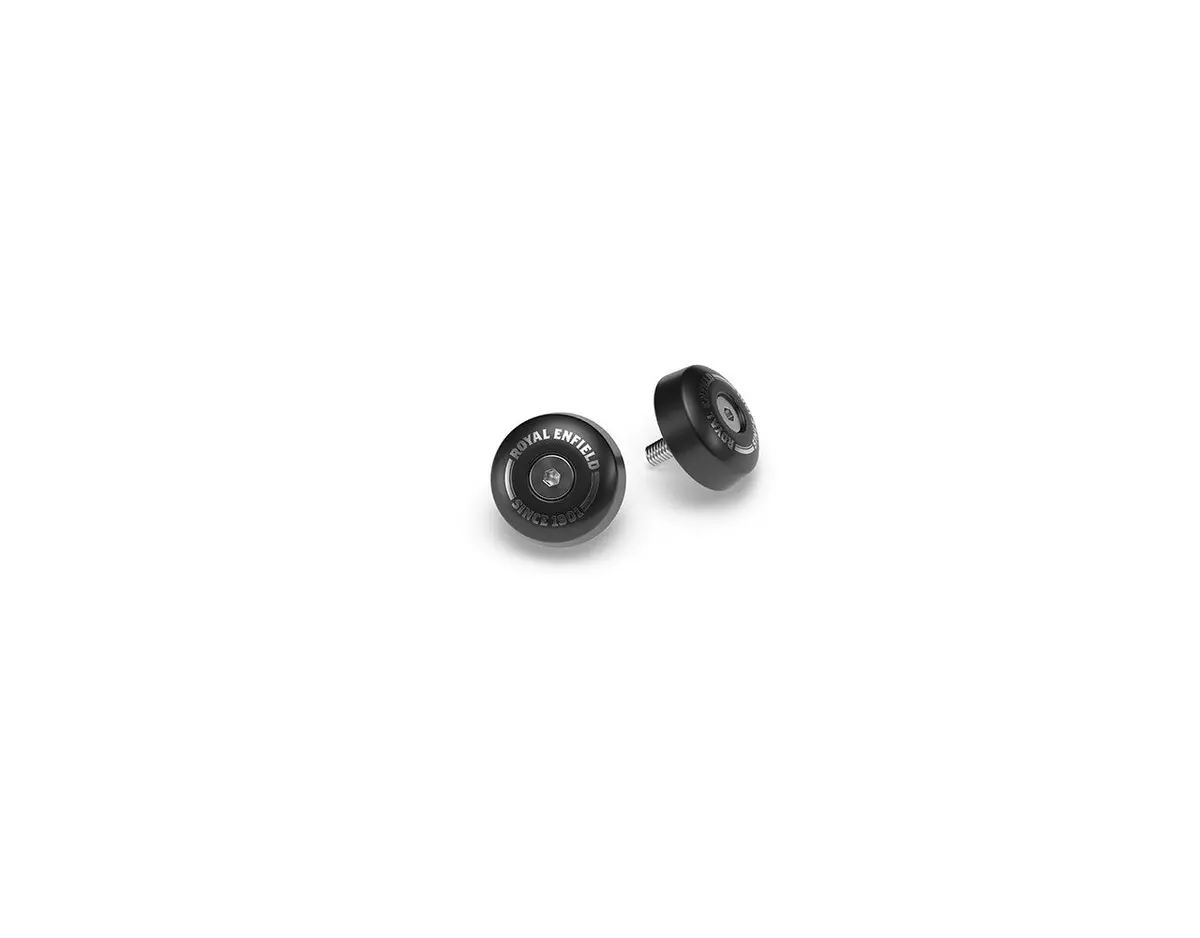 Black Bar End Finishers For Bear 650,Super Meteor,Shotgun 650 1
