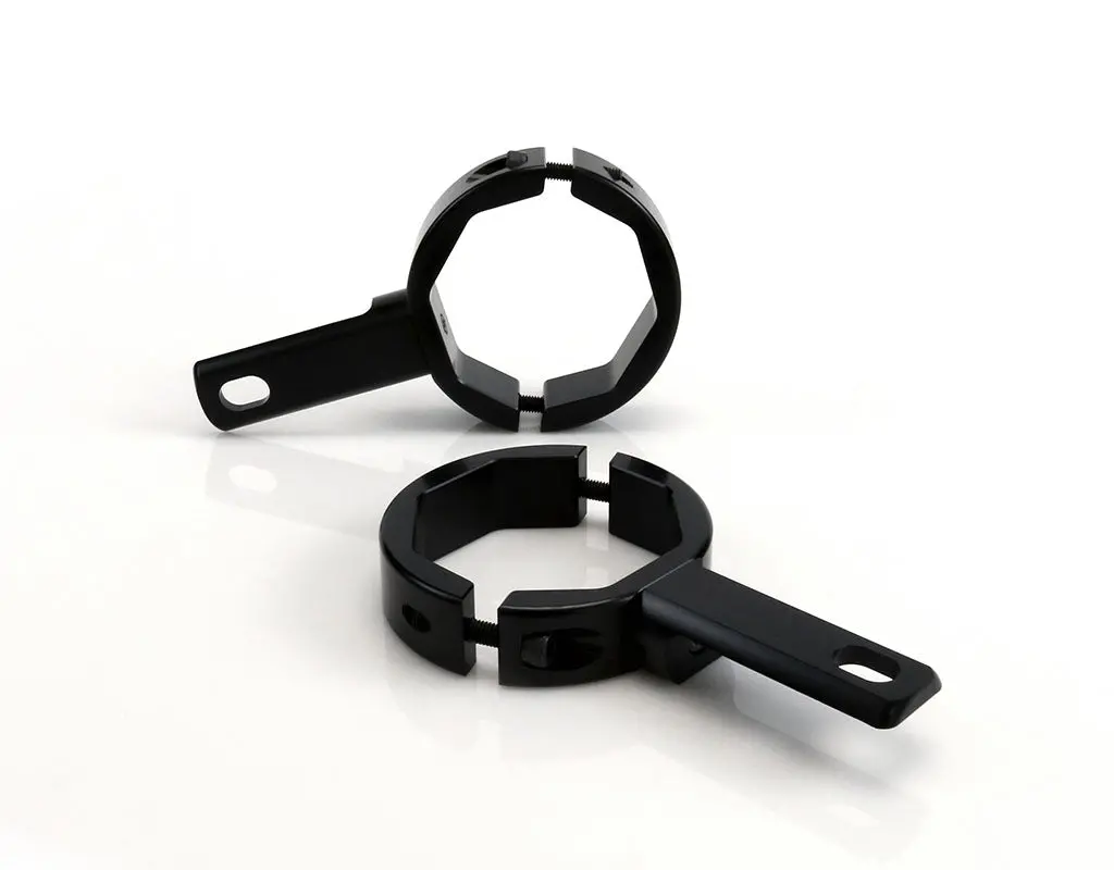 Driving Light Mount - Articulating Bar Clamp 50Mm-60Mm, Black 1