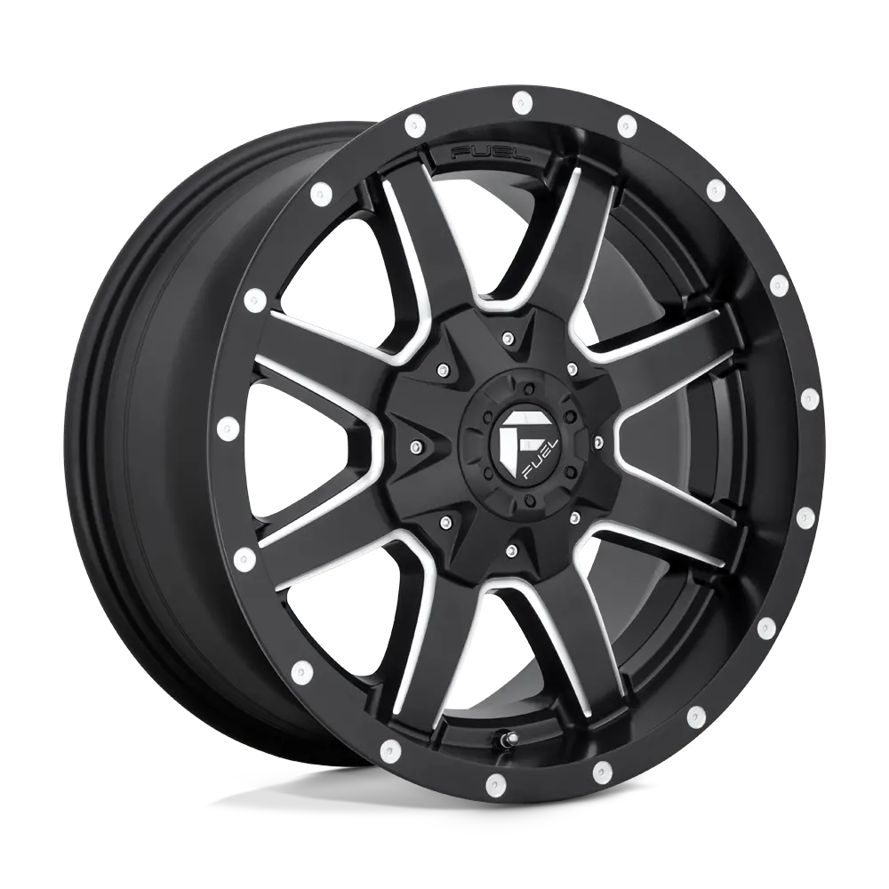 Fuel Maverick D538 Milled With Matte Black Finish Aluminum Wheel 1