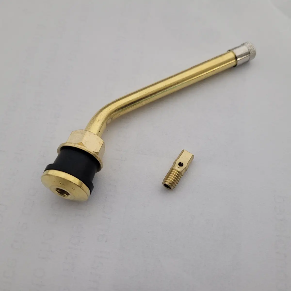 Curved Brass Valve Stem 2.4" For Tpms 1