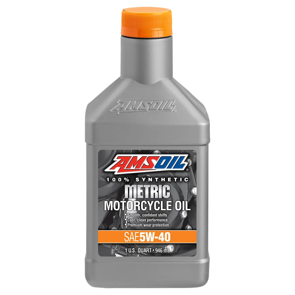 Amsoil 5W-40 100% Synthetic Metric Motorcycle Oil 1