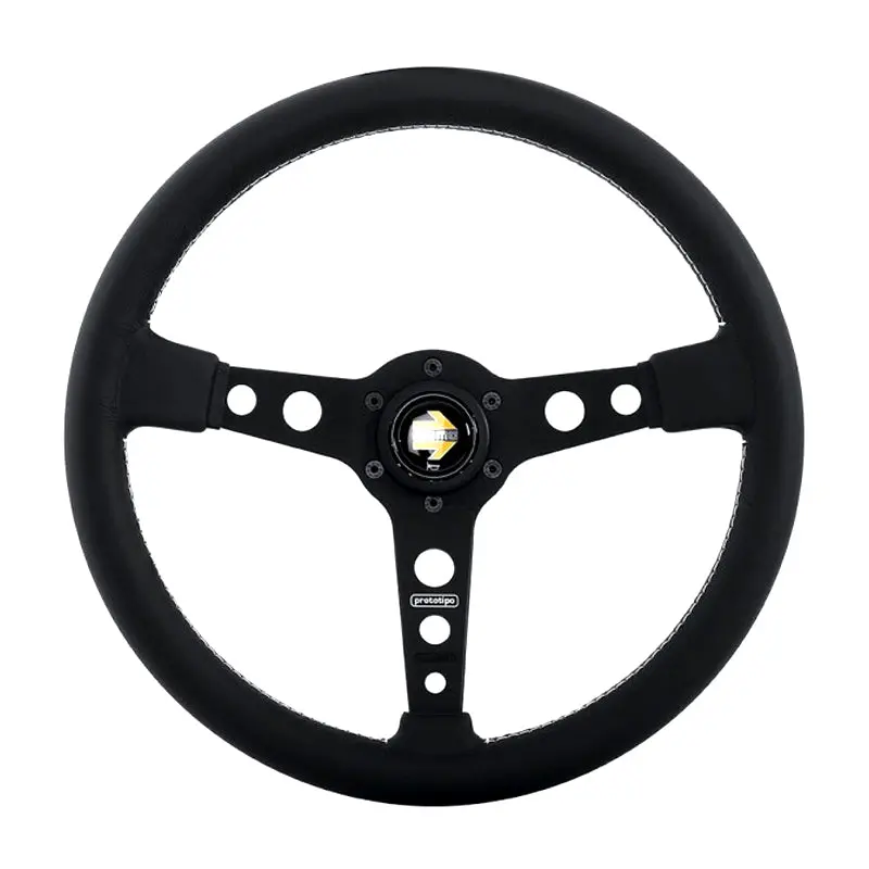 Momo Steering Wheel Prototipo 370 Black Spoke 1
