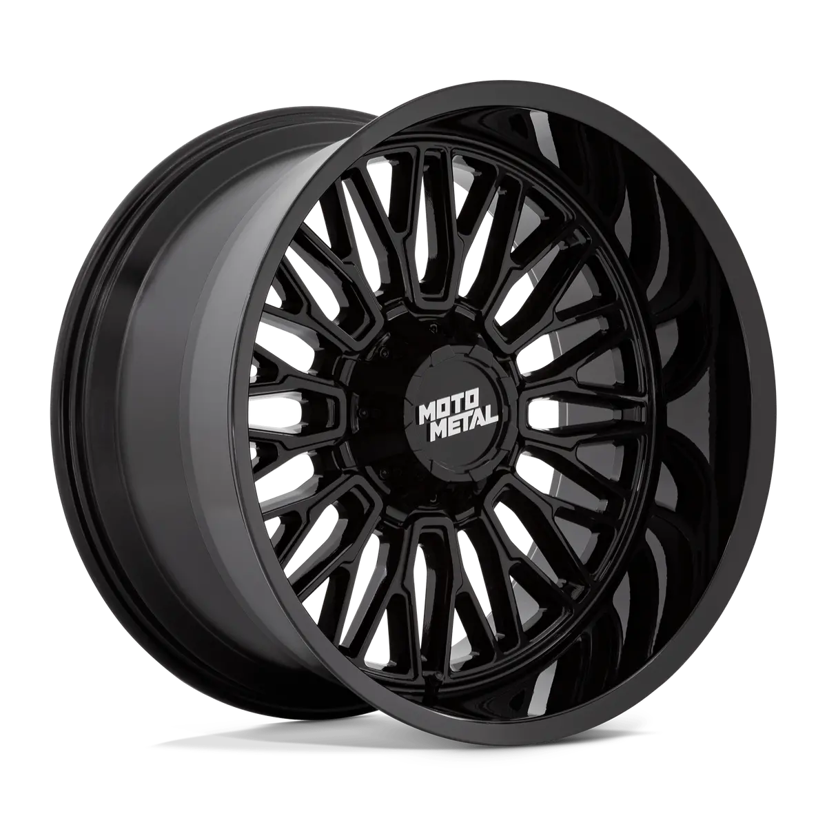 Moto Metal Stinger Mo809 Gloss Black Aluminum Wheel 1