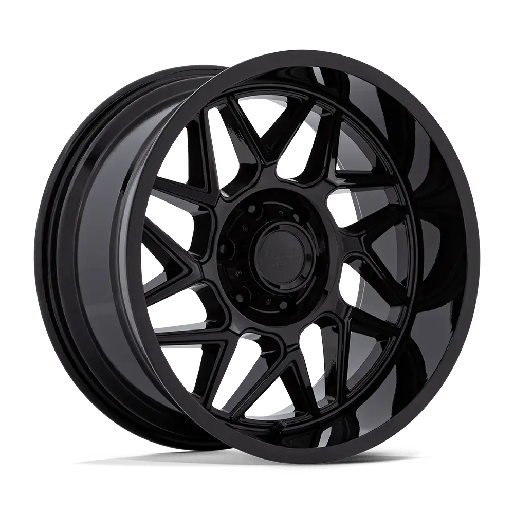 Moto Metal Turbine Mo812 Gloss Black Aluminum Wheel 1