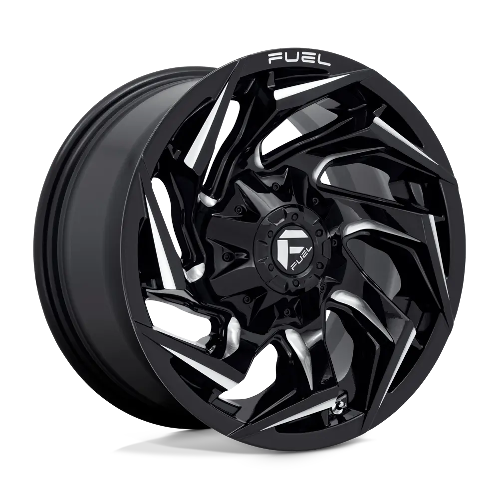 Fuel Reaction D753 Black Aluminum Wheel 1