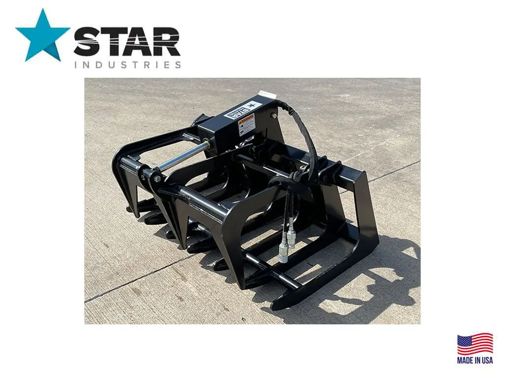 Star Mini Loader Root Grapple Bucket 1