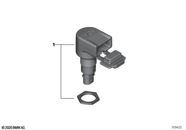 Bmw Usb Charging Socket Fits 2010-2022 Bmw Motorcycles 1