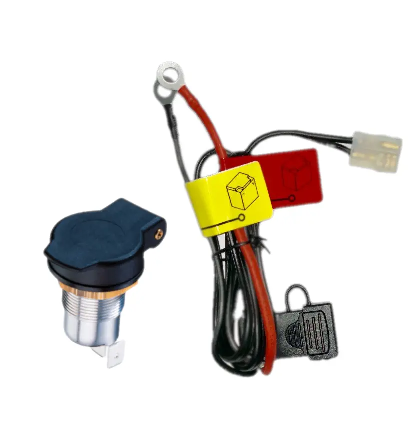 Gerbing 12V Accessory Port Harness Bmw Din Socket 1