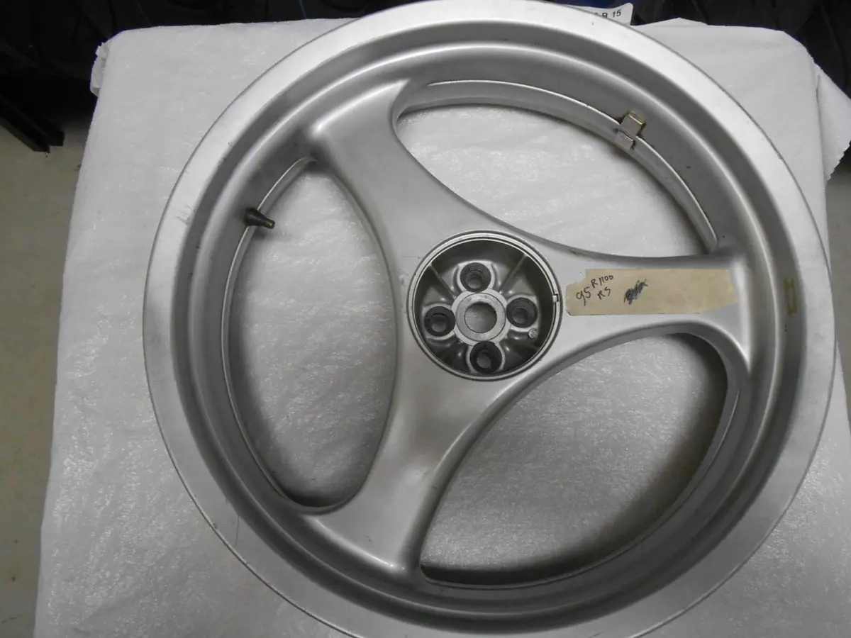Used Bmw R850 R1100 K1 K100 K1100 Rear Wheel, Cast Iron, Silver (36312311275) 1