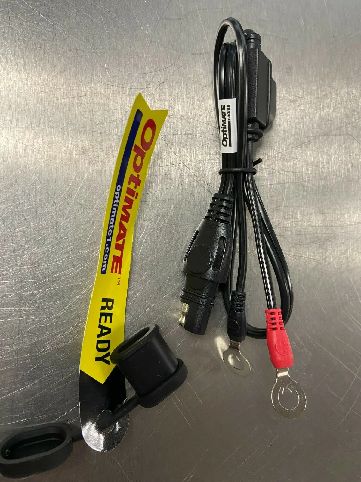 Tecmate Optimate Permanent Battery Tender Lead 20" O-01 1