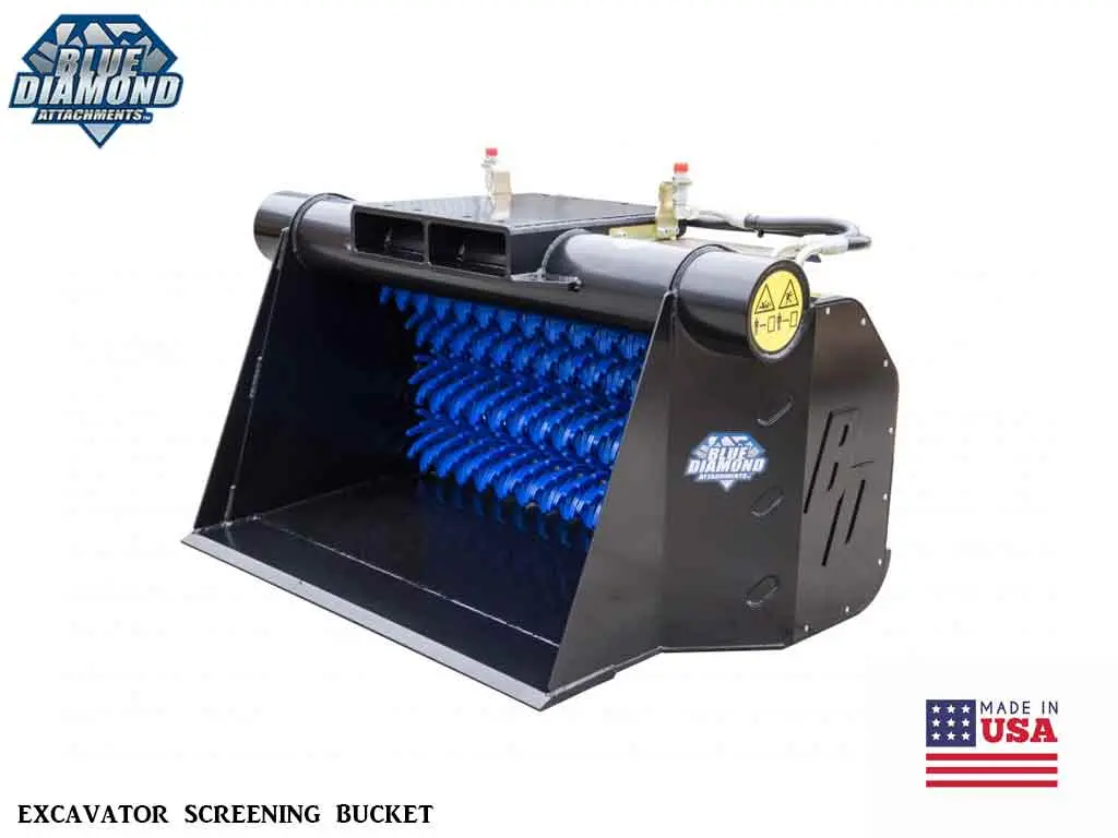 Blue Diamond Excavator Screening Bucket (Exc) 1