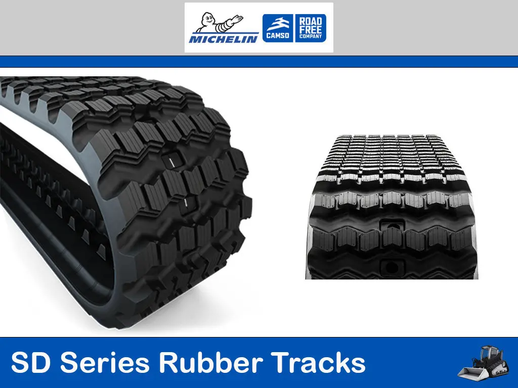Clearance - Sd450x86x55bbe Michelin Camso Sd Series Rubber Tracks For Compact Track Loaders 1