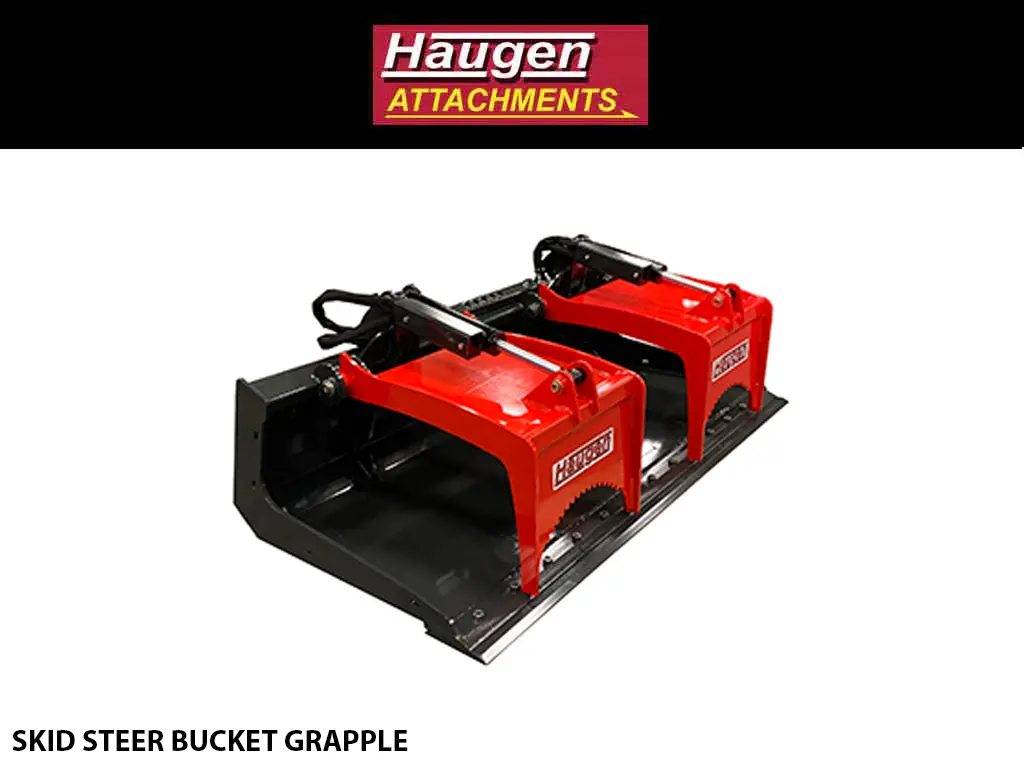 Haugen Grapple Buckets For Skid Steers 1