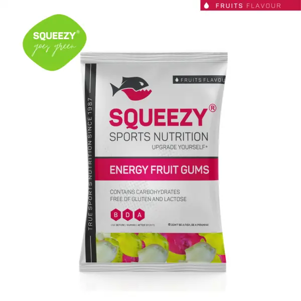 Squeezy Energy Fruit Gums 100Gr 1