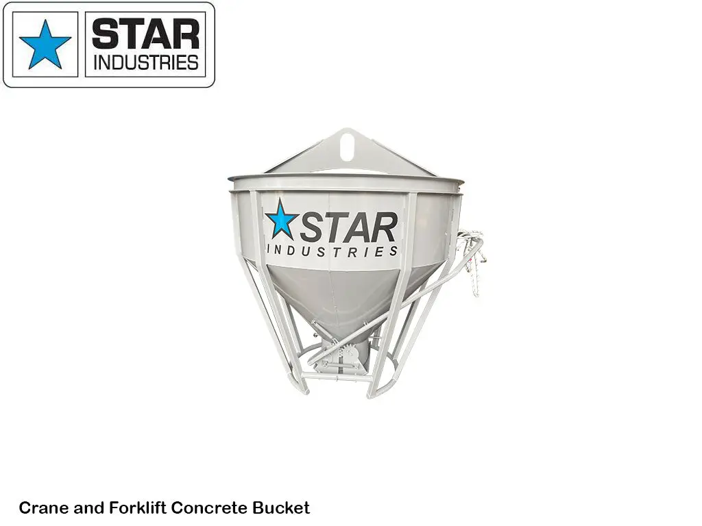 Star Crane And Forklift Concrete Bucket 1