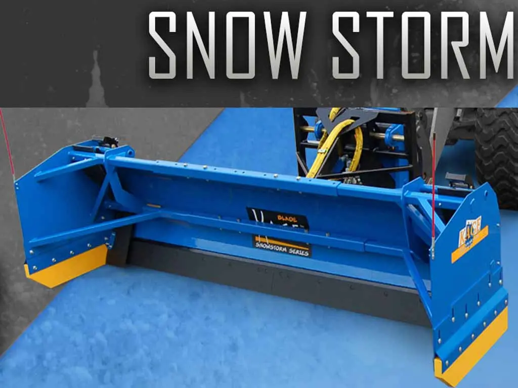 Kage Snowstorm Wheel Loader / Backhoe Snow Plow System (Wl)(Tlb) 1