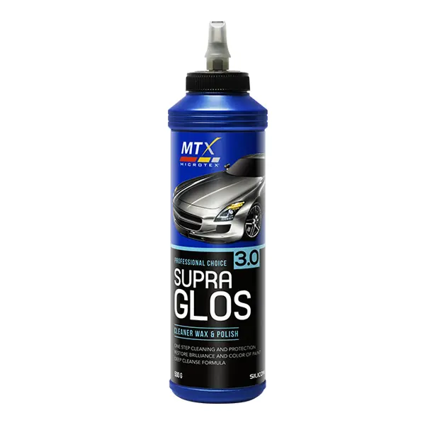 Microtex Supraglos With Silicone Cleaner Wax & Polish 500G 1
