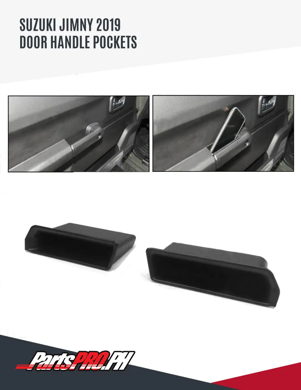 Suzuki Jimny 2019 Door Handle Pockets 1