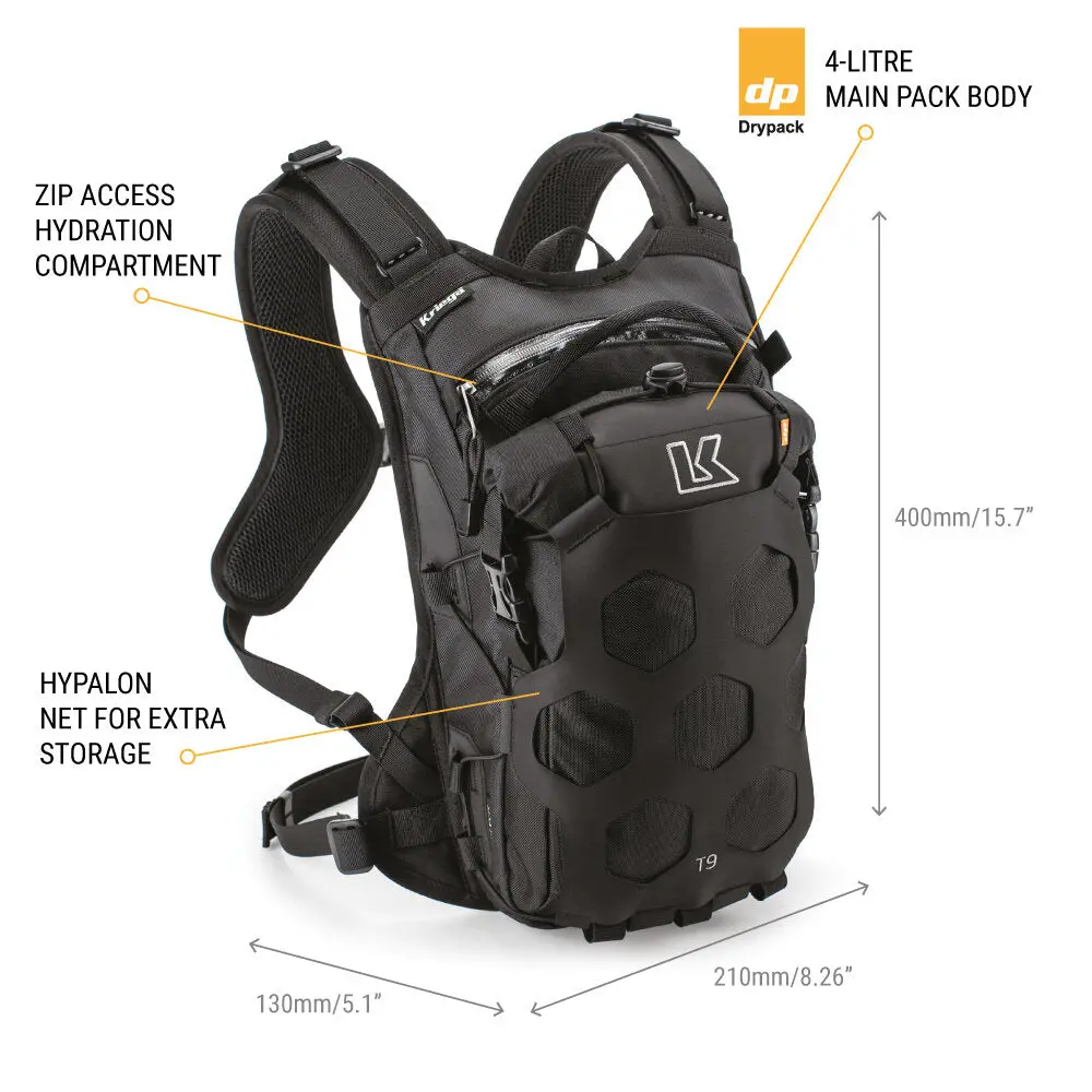 Kriega Trail9 Adventure Backpack 1