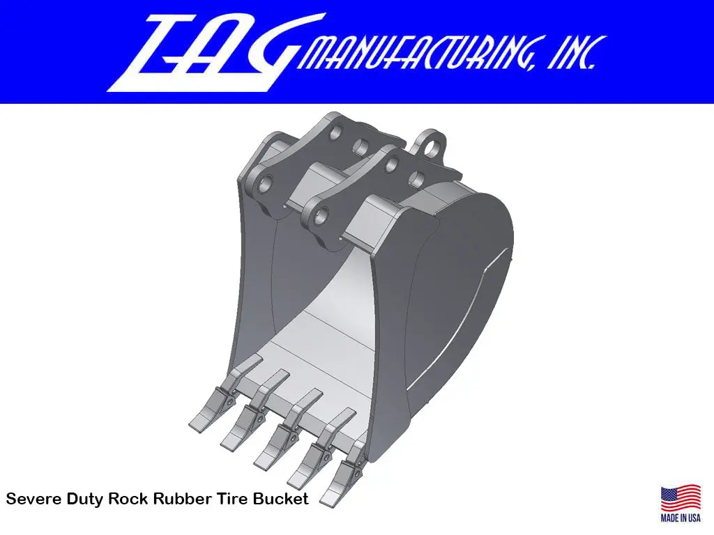 Tag Severe Duty Rock Buckets For 16+ Foot Backhoes 1