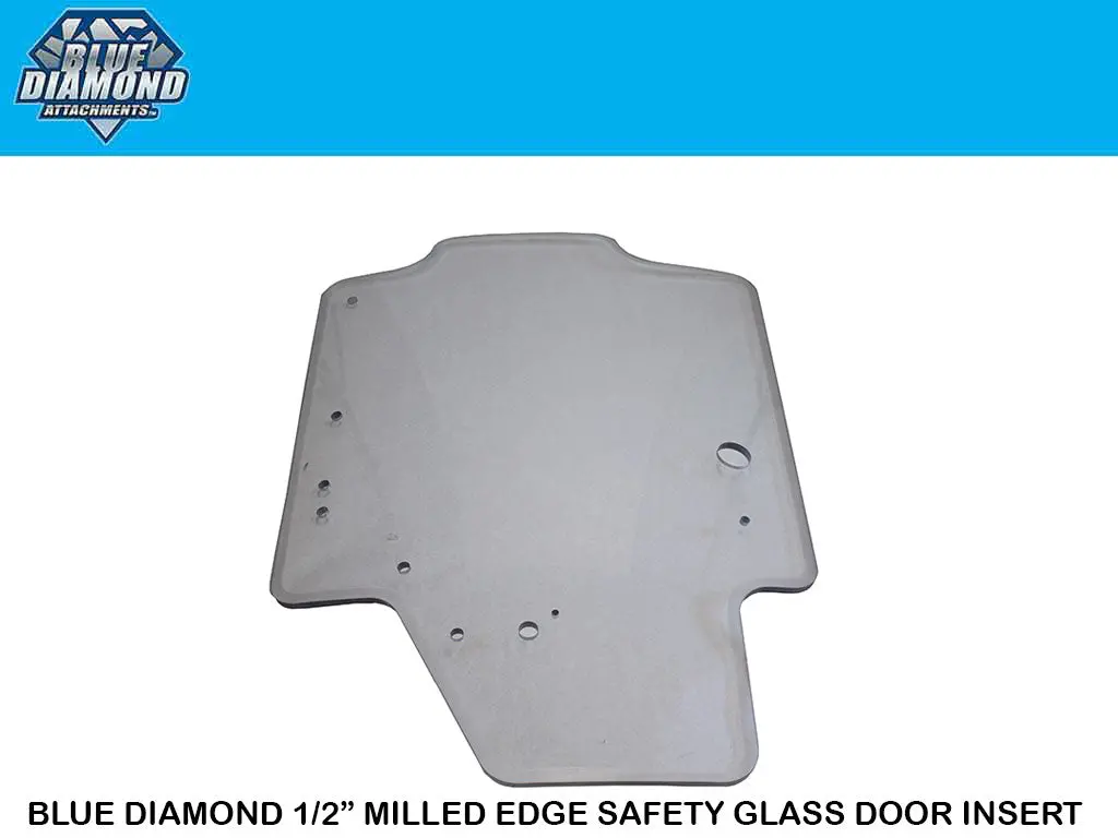 Blue Diamond 1/2" Milled Edge Safety Door Inserts 1