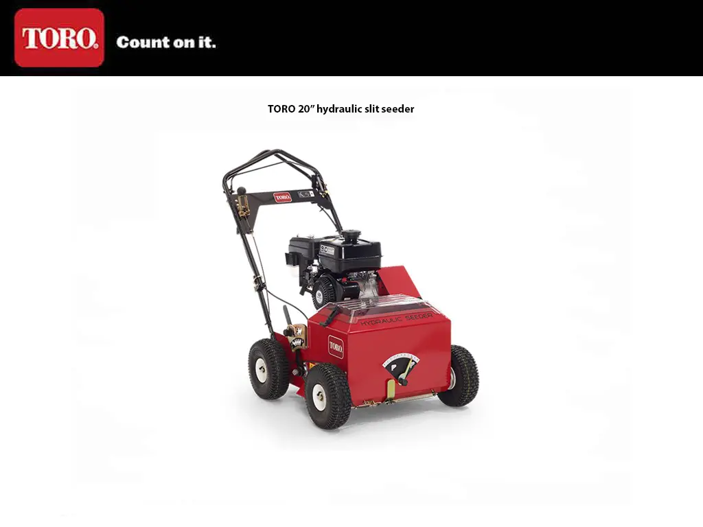 Toro 20" Hydraulic Slit Seeder 1