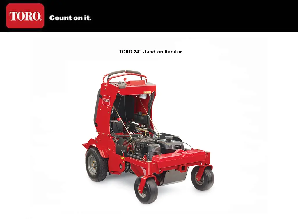 Toro 24" Stand-On Aerator 1