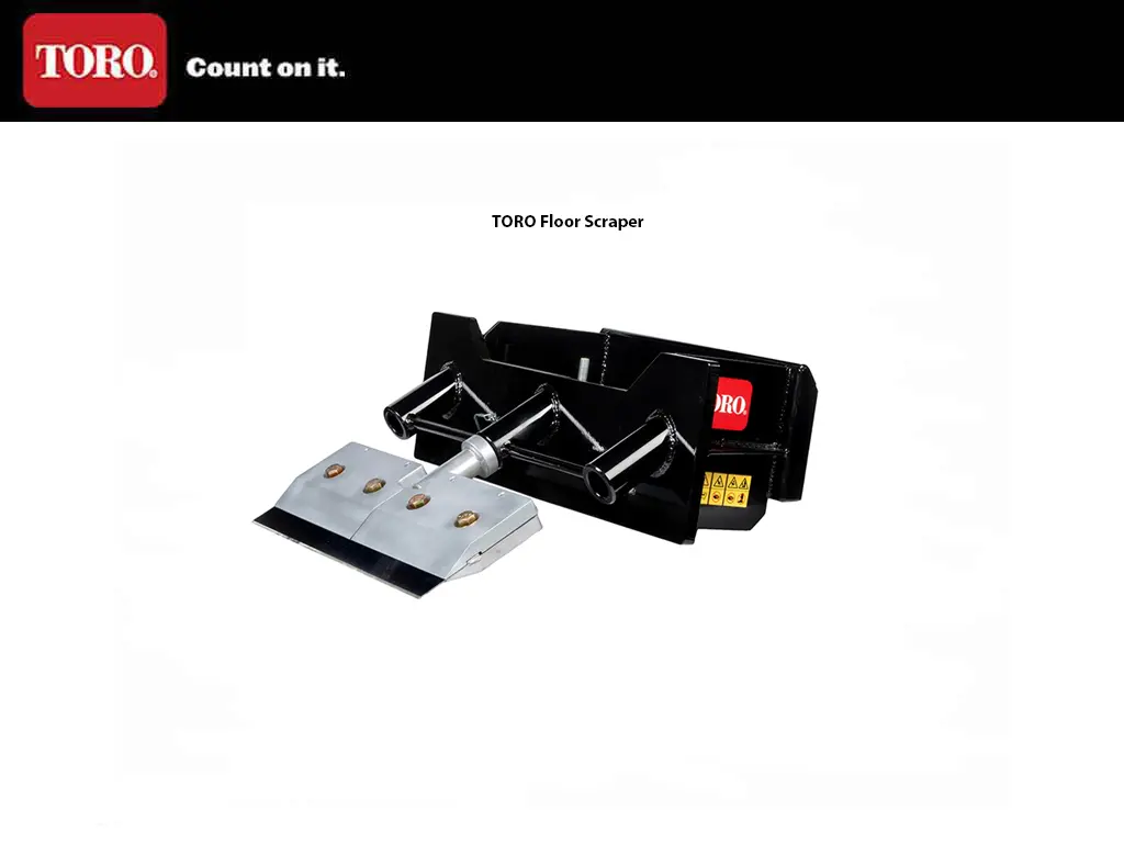 Toro Floor Scraper For Mini Loaders 1
