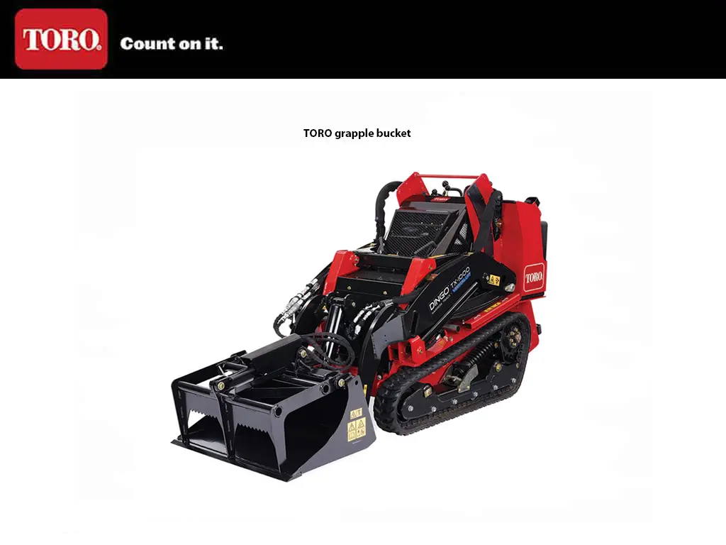 Toro Grapple Bucket For Mini Loaders 1