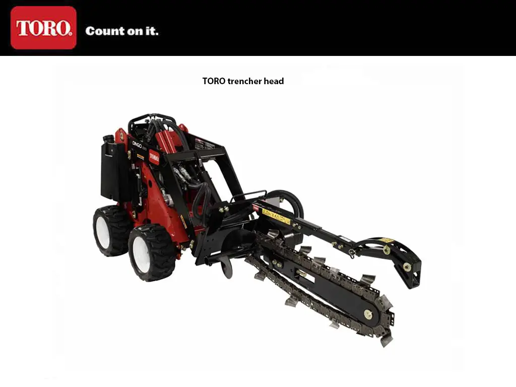 Toro Dingo Trencher For Mini Loader 1
