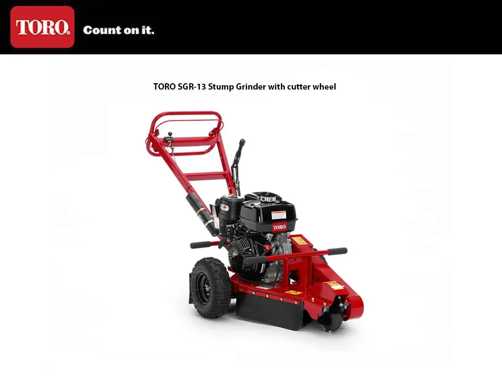Toro Sgr-13 Stump Grinder 1