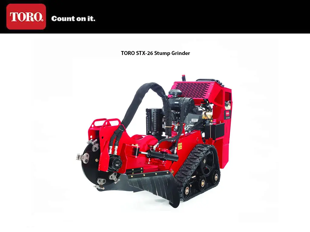 Toro Stx-26 Stump Grinder 1