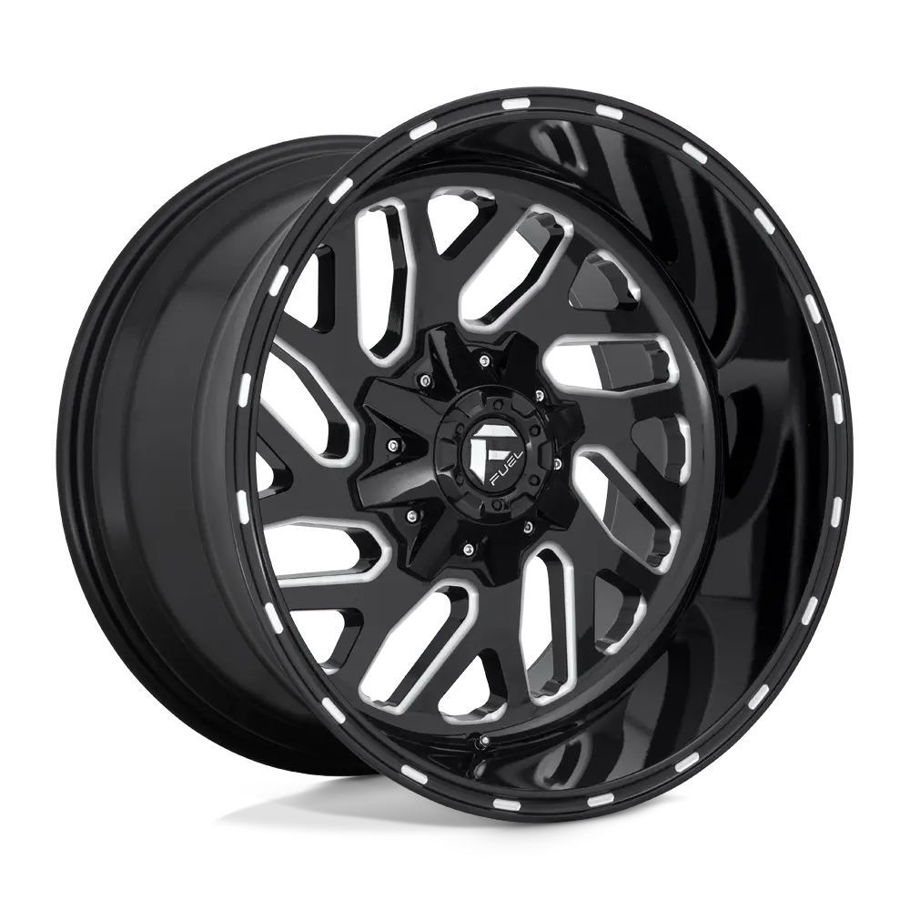 Fuel Triton D581 Milled Gloss Black Finish Aluminum Wheel 1
