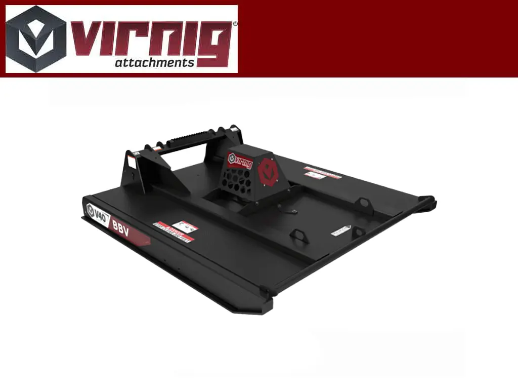 Virnig V40 Closed Front Rotary Brush Cutter For Skid Steers 1
