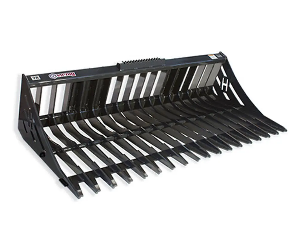 Virnig V60 Skeleton Rock Bucket For Skid Steer Loaders 1