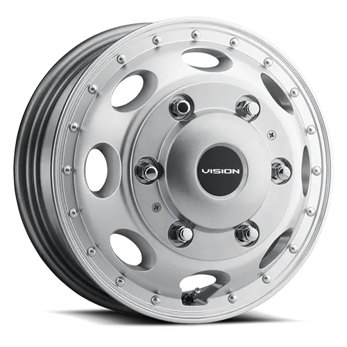 16X5.5 Vision Hyper Silver Front 6X205 2007-Present Sprinter 3500 Drw 1