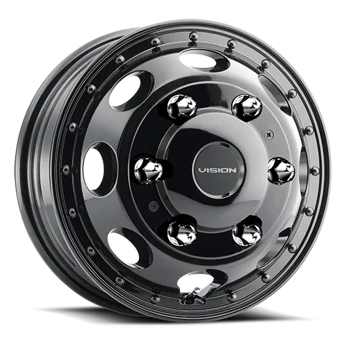 16X5.5 Vision Gloss Black Front 6X205 2007-Present Sprinter 3500 Drw 1