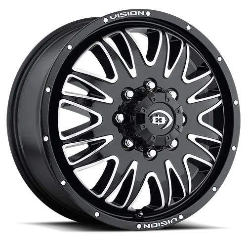20X8.25 Satin Black 8X165.1 1994-2018 Ram 3500 Drw 1