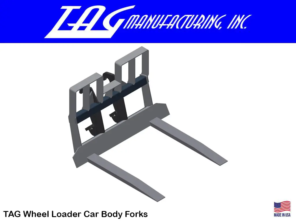 Tag Car Body Forks For Wheel Loaders 1