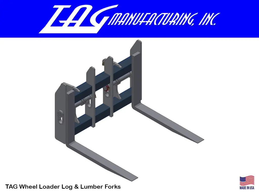 Tag Log & Lumber Forks For Class 500 Wheel Loaders 1
