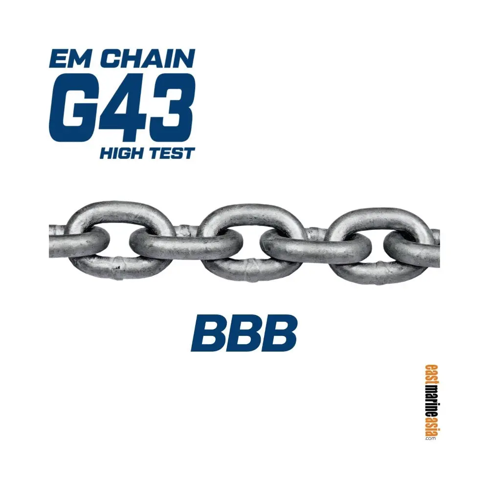 Em Chain G43 High Test Bbb Windlass / Anchor Chain 1