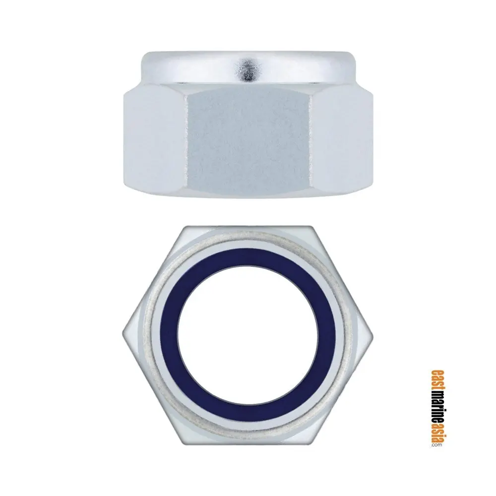 Stainless Steel 316 Nylon Lock Nut (Din 985) 1