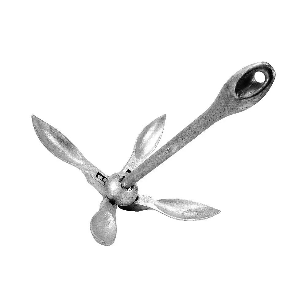 Galvanised Folding Grapnel Anchor 1