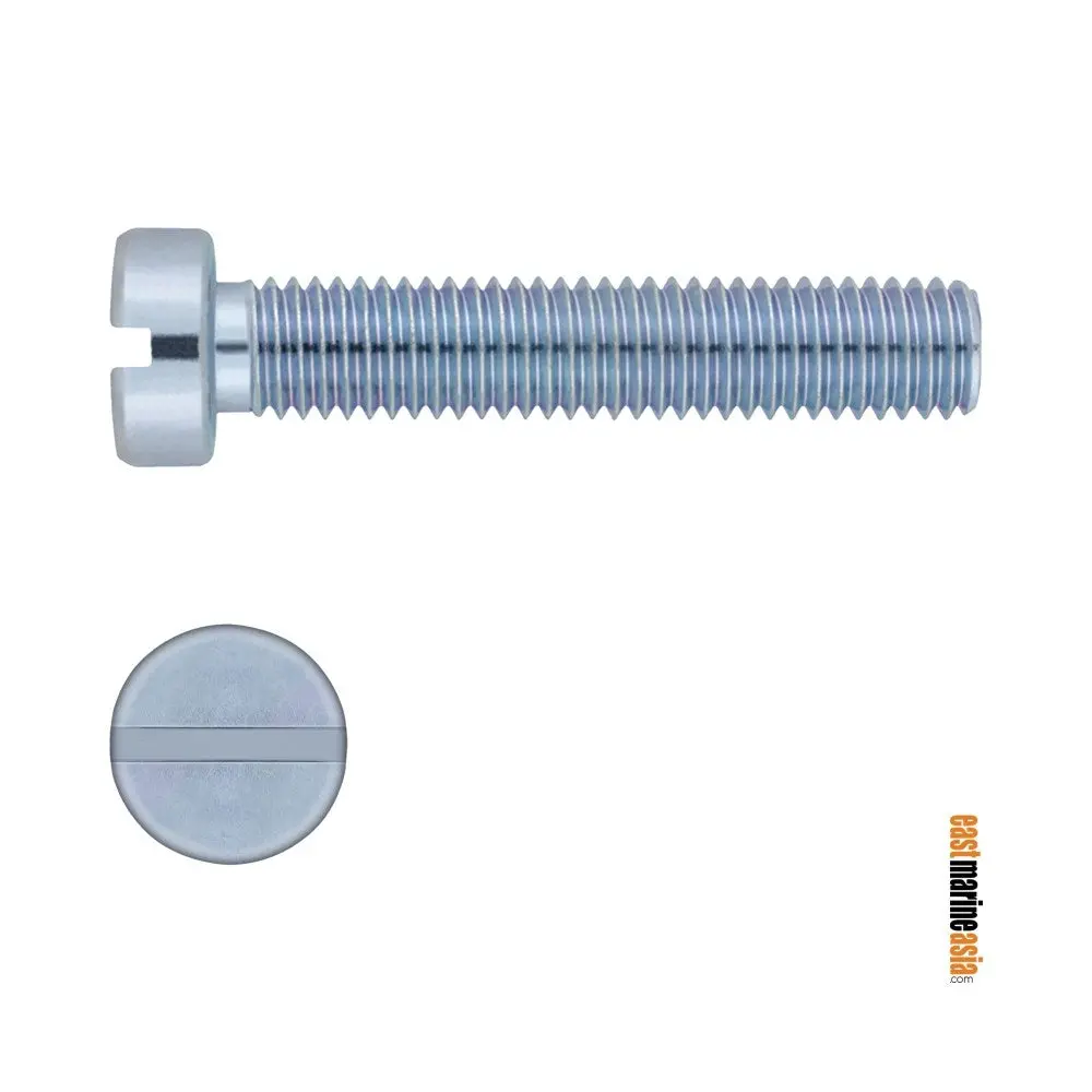 Stainless Steel 316 Machine Screw Slot Pan Head (Din 84) 1
