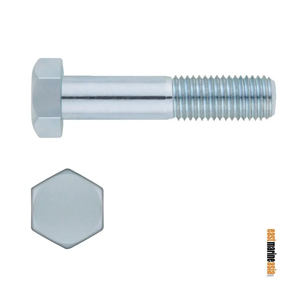 Stainless Steel 316 Bolt Hexagon Head - Half Thread (Din 931) 1