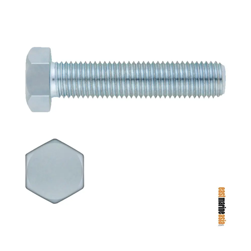 Stainless Steel 316 Bolt Hexagon Head - Full Thread (Din 933) 1