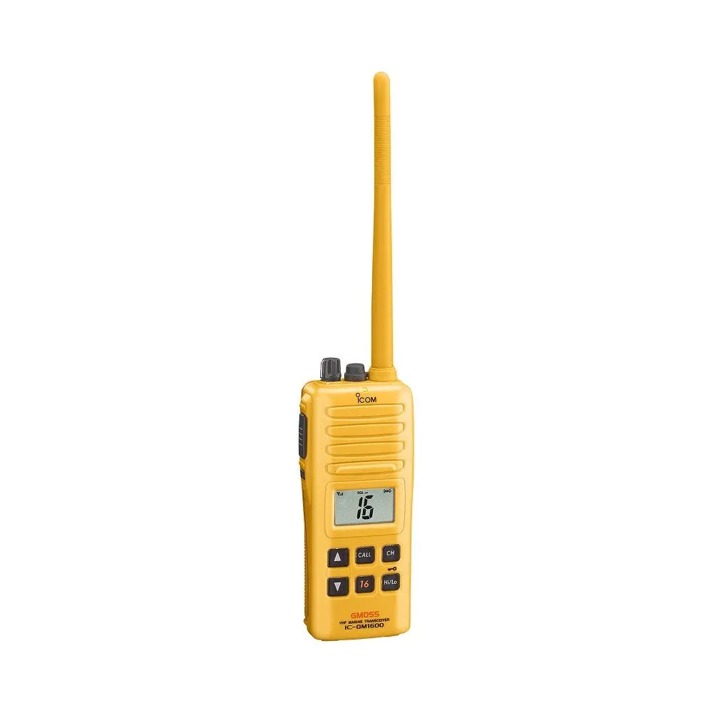 Icom Gm1600 Gmdss Portable Survival Craft 2-Way Vhf Radio 1